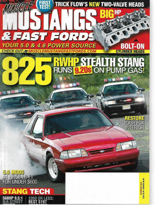 MUSCLE MUSTANGS & FAST FORDS 2009 NOV - 2V HEADS, FOX INTERIOR FIX, HOT 400M